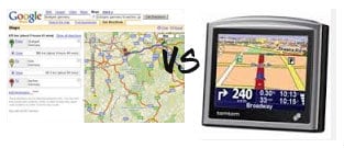 Tomtom routeplanner versus Google Maps