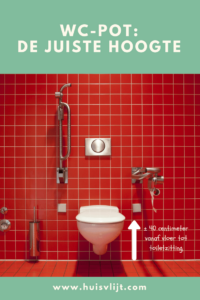 wc-pot de juiste hoogte