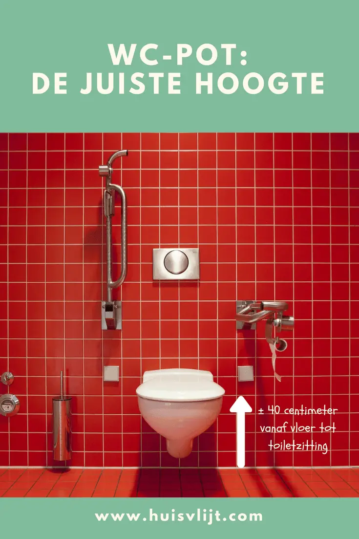 wc-pot de juiste hoogte