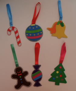 kindvriendelijke kerstornamenten