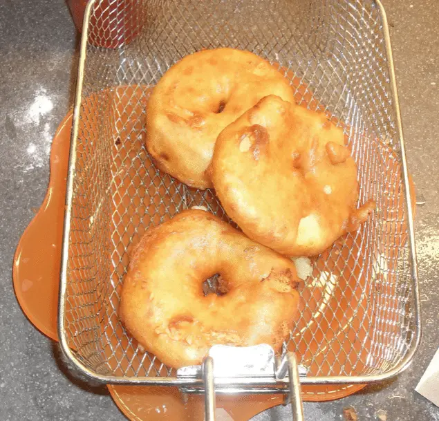 zelfgemaakte appelbeignets