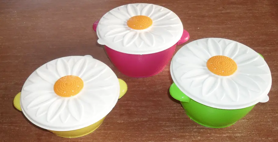 3 Zeeman plastic bakjes