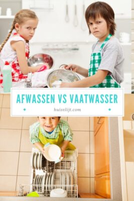 afwassen versus vaatwasser