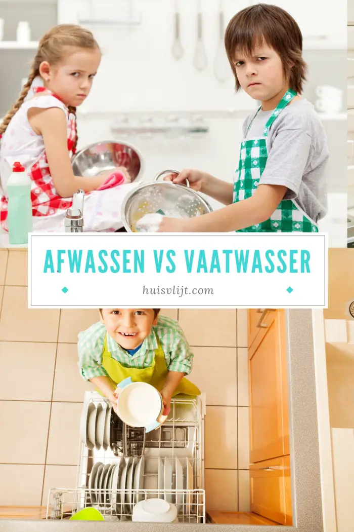 2 weken: Afwassen versus vaatwasser