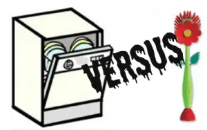 Afwassen versus vaatwasser