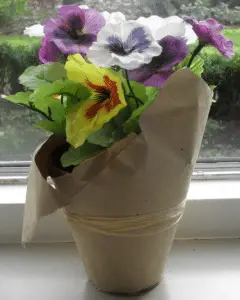 5 x kunstbloemen Action: super mooi : ) 8 kunstbloemen