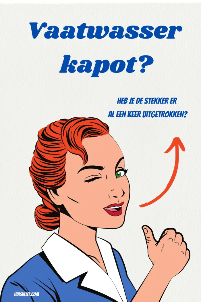 Vaatwasser kapot: soms is de oplossing heel simpel!