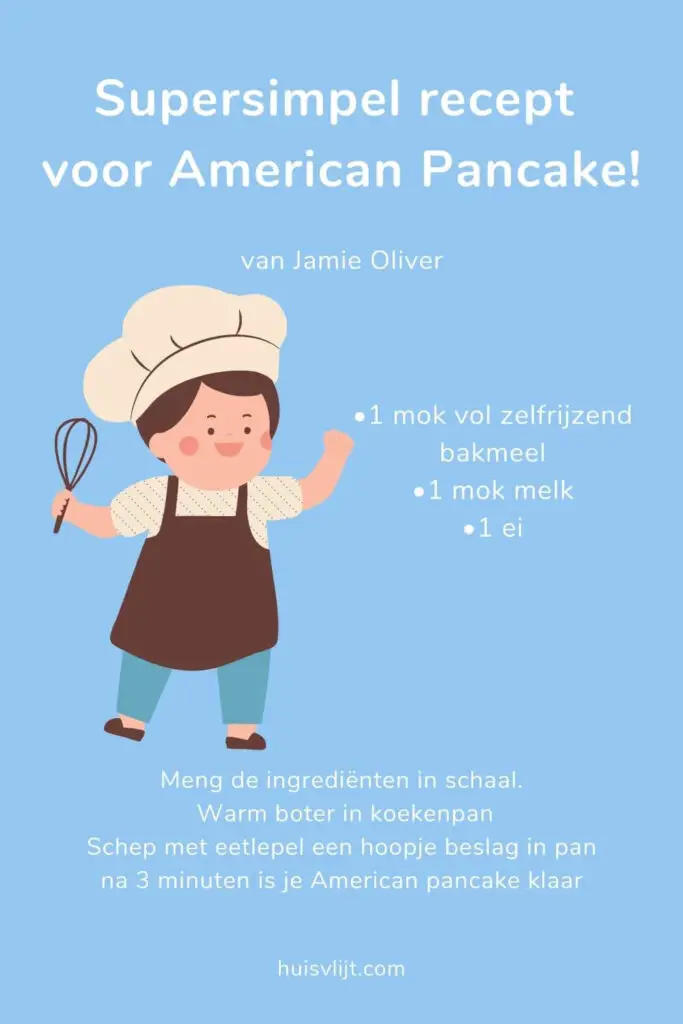 recept voor american pancakes