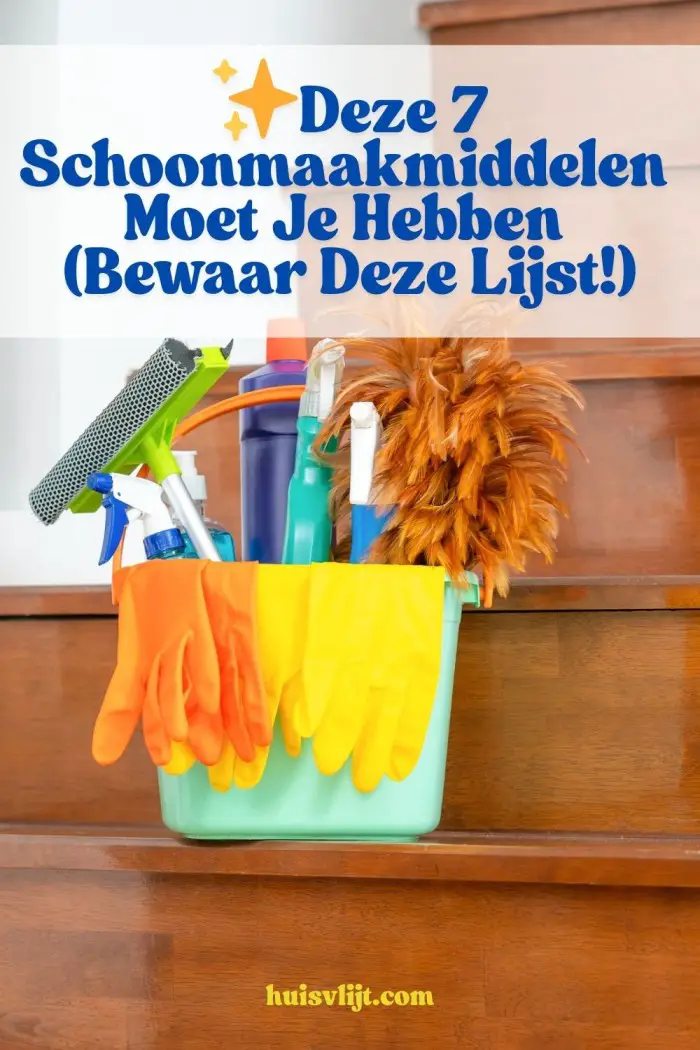 schoonmaakmiddelen