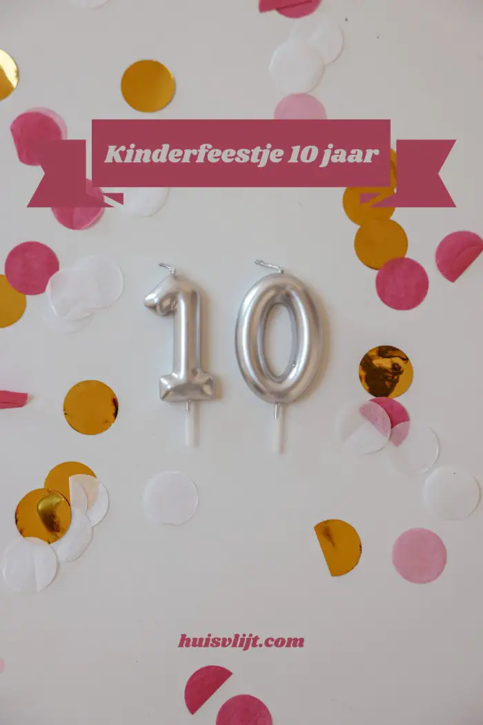 kinderfeestje 10 jaar