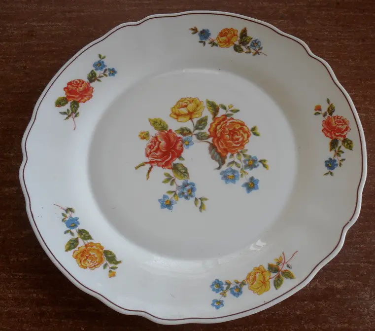 Dinerborden voor de warme maaltijd