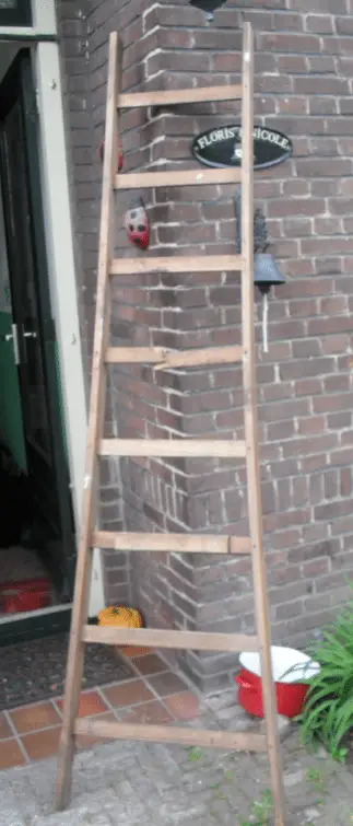 Houten ladder: handig én mooi + 4 x inspiratie 6 oude ladder hergebruik