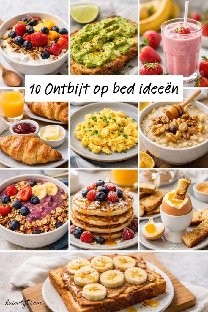 ontbijt op bed ideeën