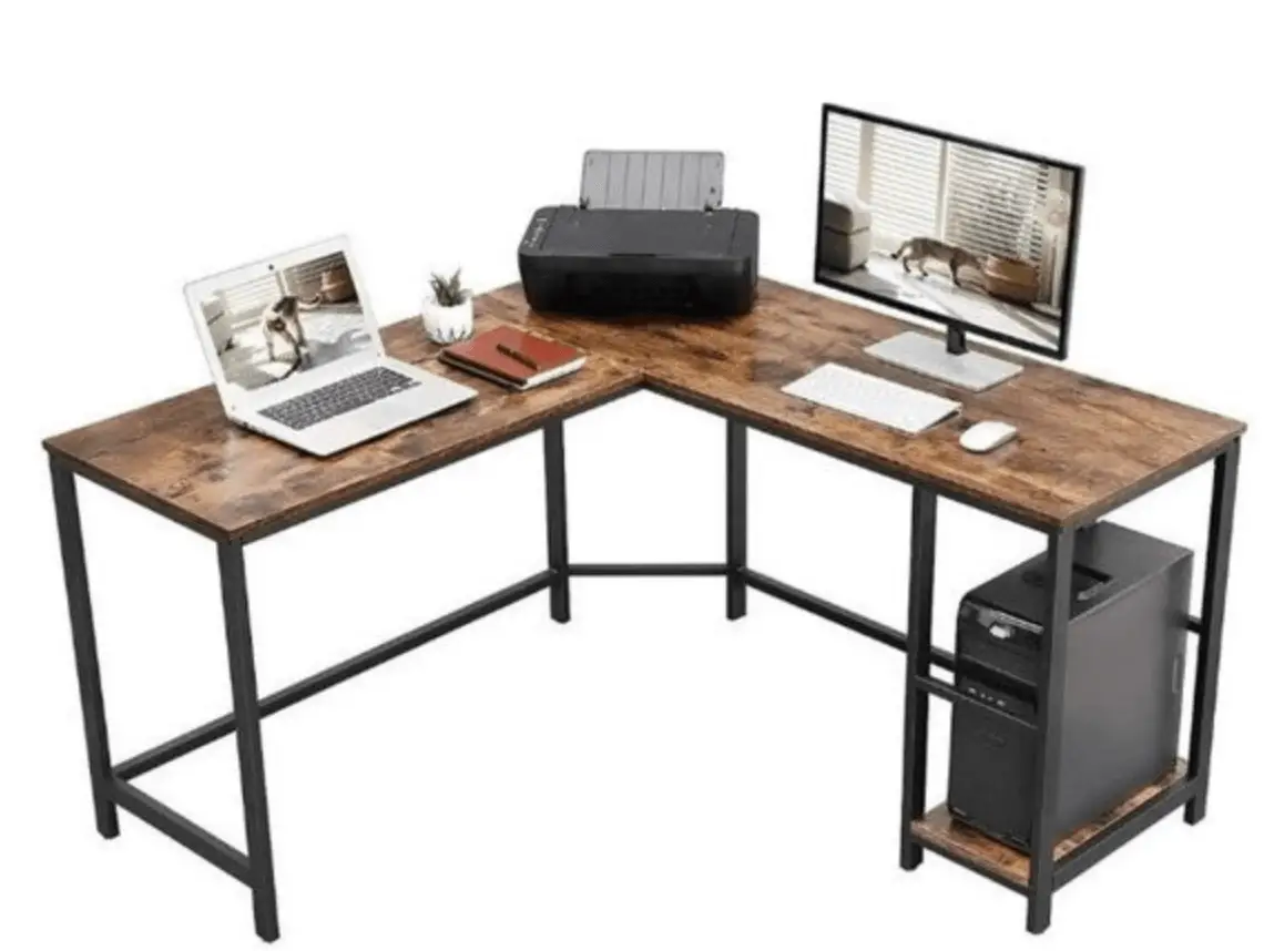 printer onder bureau