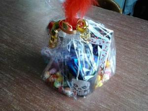 cadeau inpakken folie