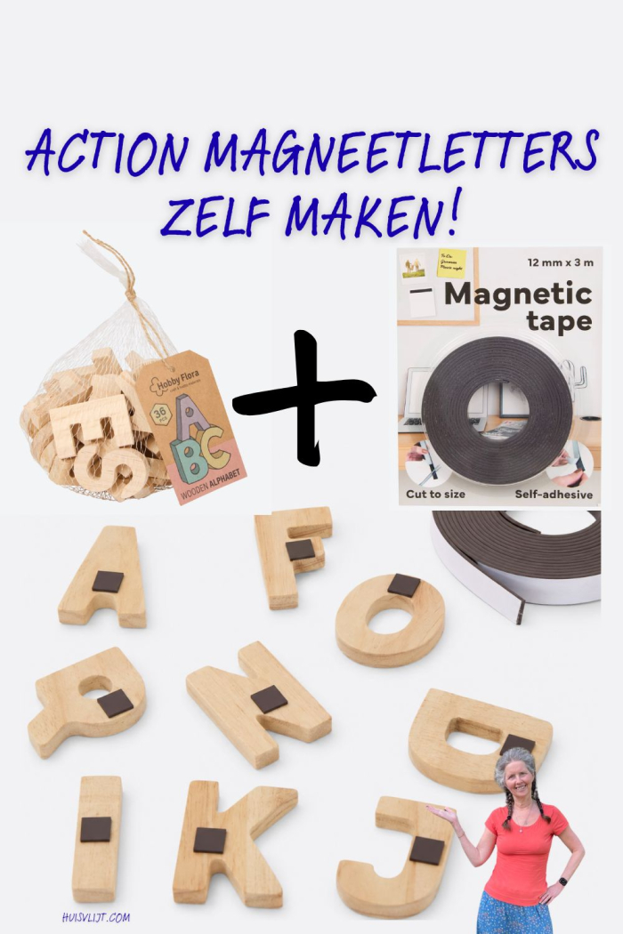 Maak je eigen magneetletters! 11 magneetletters action