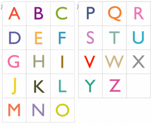 Maak je eigen magneetletters! 4 alfabet letters