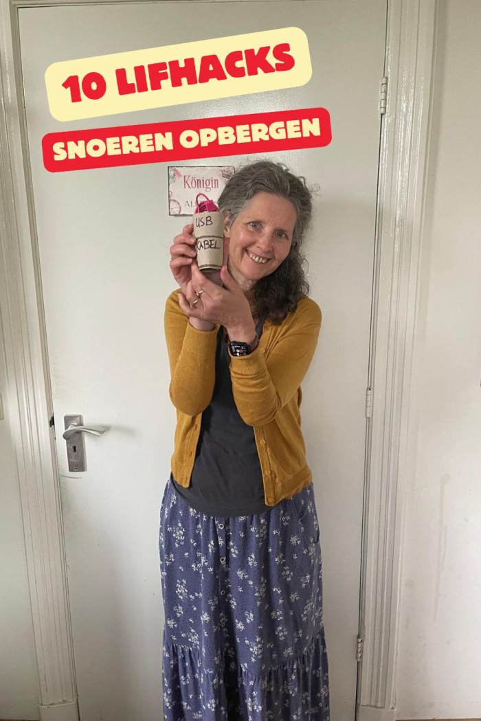 snoeren opbergen