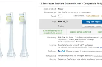 Sonicare Diamand opzetborstels : goedkope alternatieven!
