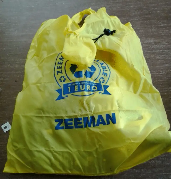 zeeman statiegeld tas