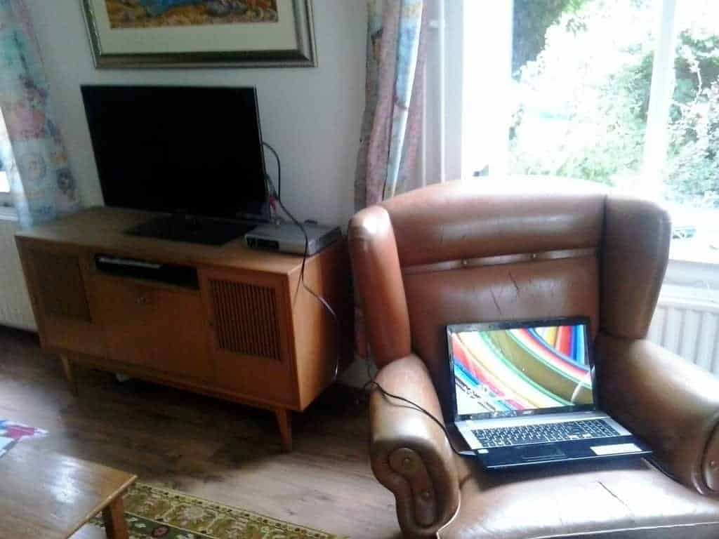 tv kijken via laptop