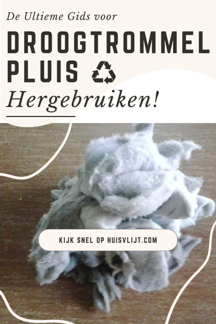 hergebruiken droogtrommel pluis