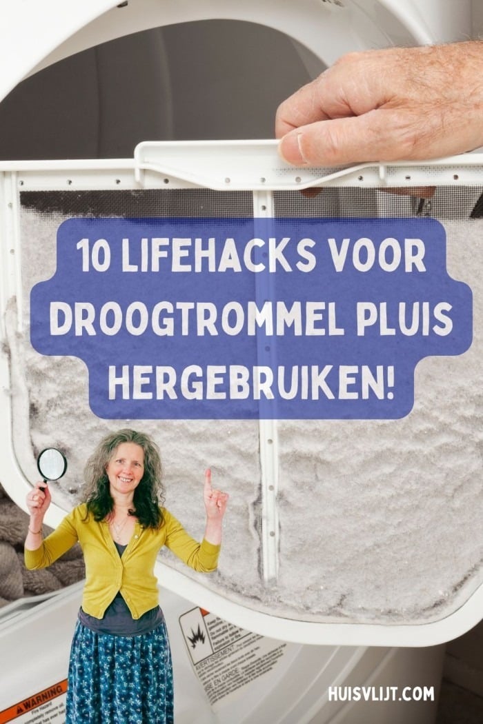lifehacks droogtrommel pluis
