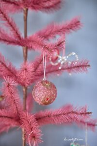 kerstboom roze