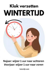 klok verzetten wintertijd