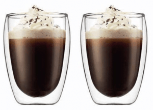 koffie in glas