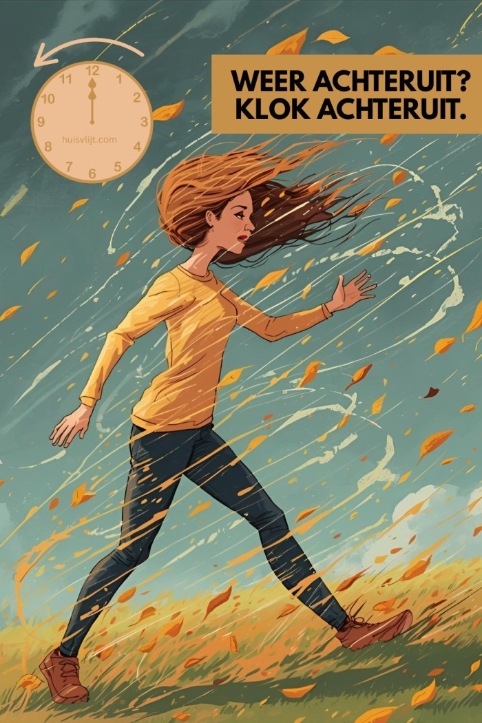 wintertijd klok verzetten