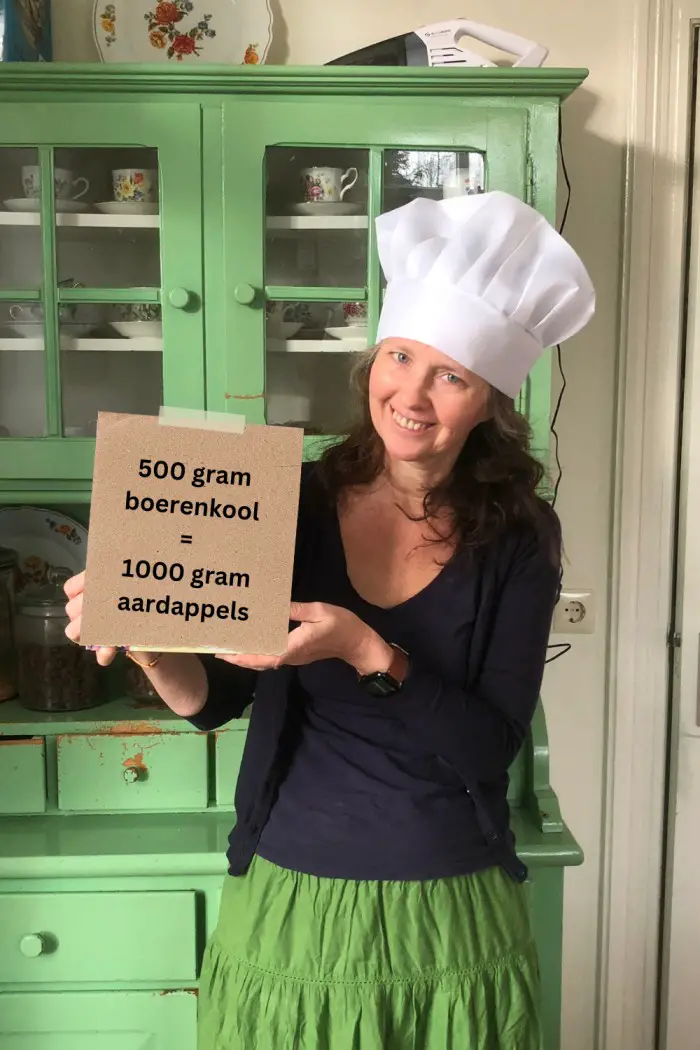 verhouding boerenkool aardappels