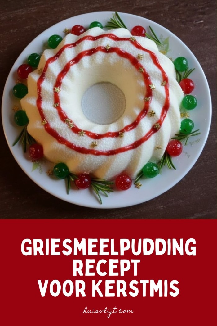 griesmeelpudding recept