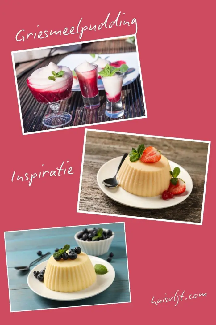 griesmeelpudding recepten