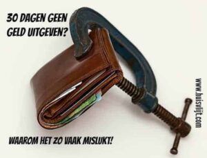 30 dagen geen geld uitgeven
