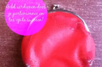 Geld verdienen door je tas+portemonnee uit te mesten