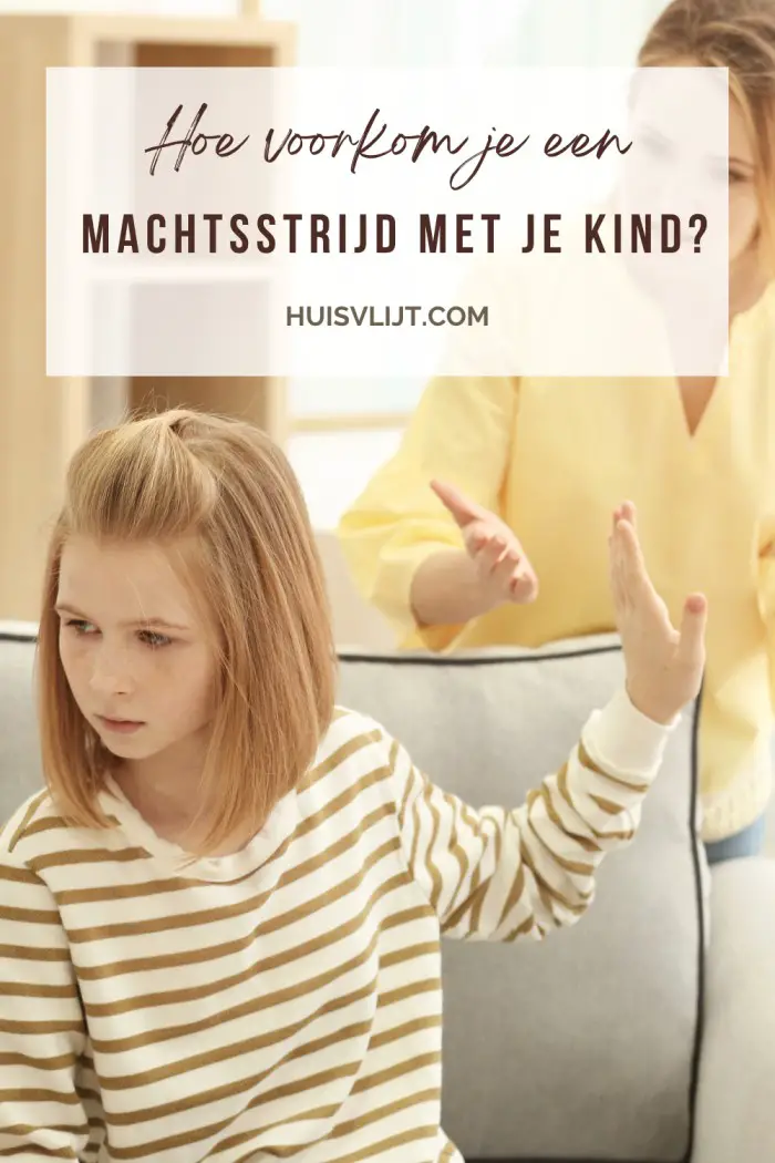 machtstrijd met je kind voorkomen