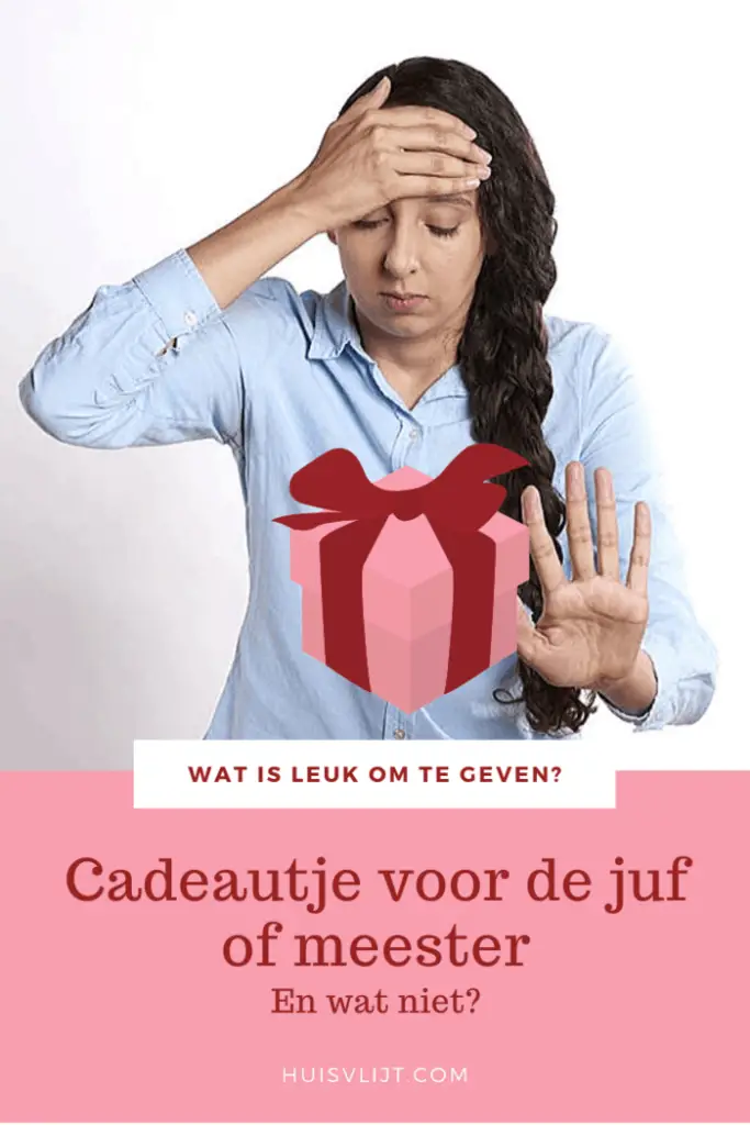 Ongebruikt Afscheidscadeau juf: wat geef je, en wat zeggen de juffen? - Huisvlijt JH-65