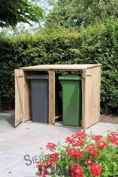Wat kun je met die lelijke afval containers 4 sierbestrating jonk