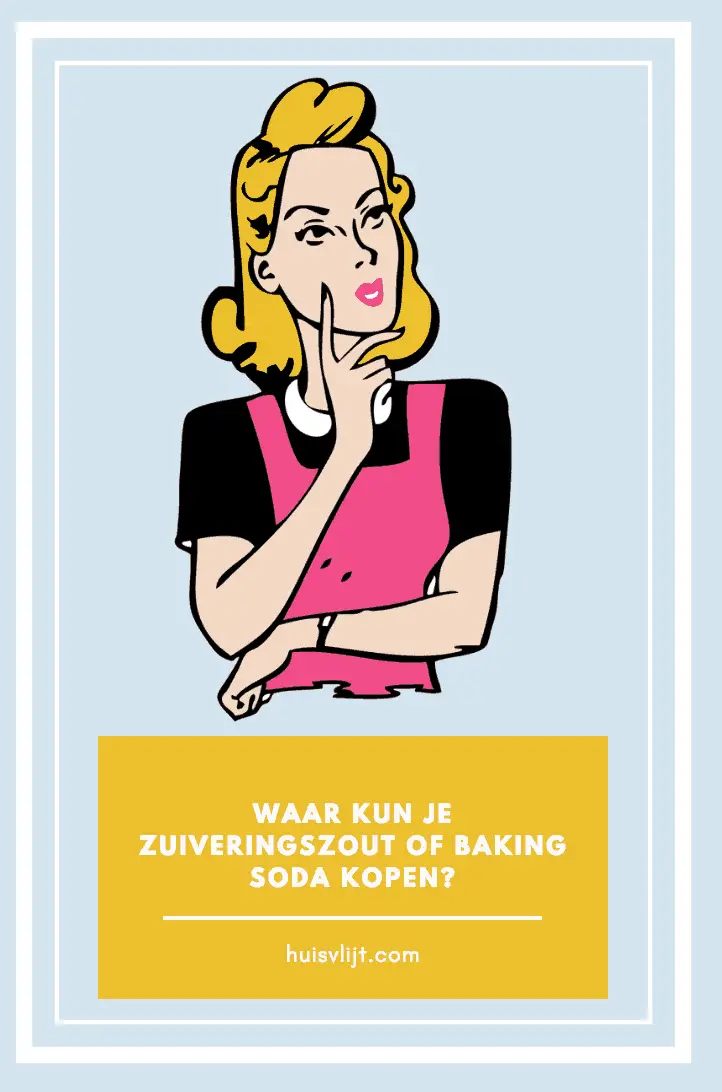 Waar kun je zuiveringszout of baking soda kopen?