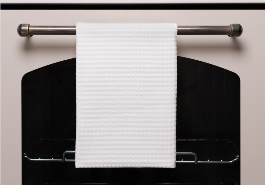 waar laat je de keuken handdoek