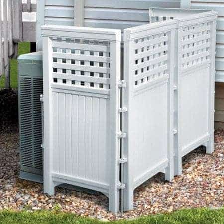Wat kun je met die lelijke afval containers 6 tuinscherm