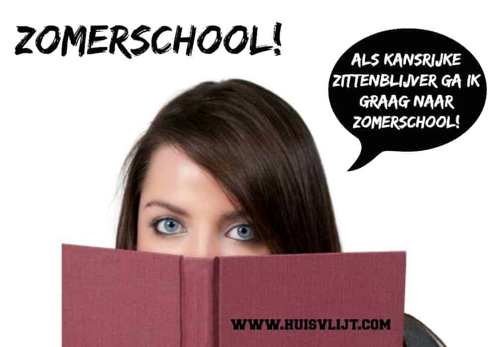 Zomerschool om niet te blijven zitten
