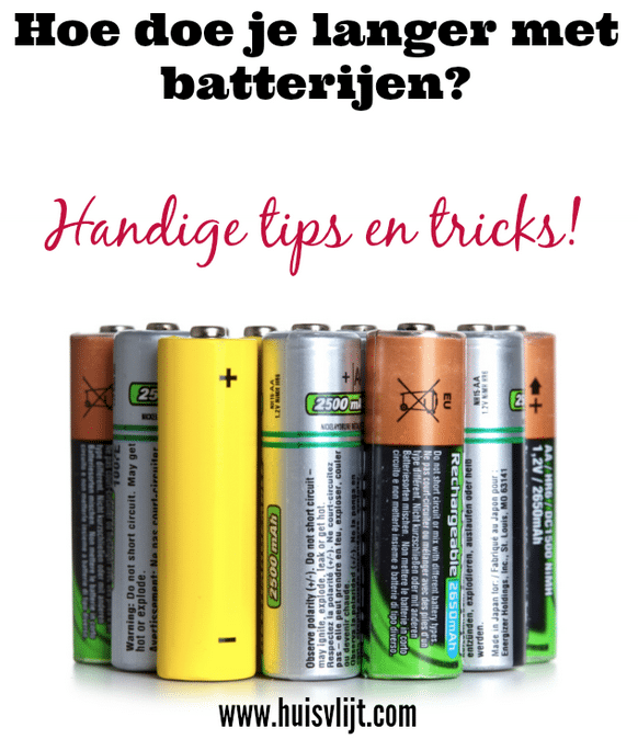 Batterijen: waar moet je op letten?