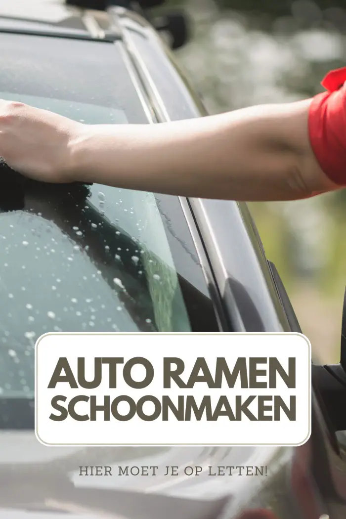 auto ramen schoonmaken