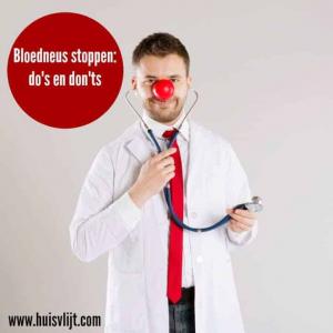 bloedneus stoppen