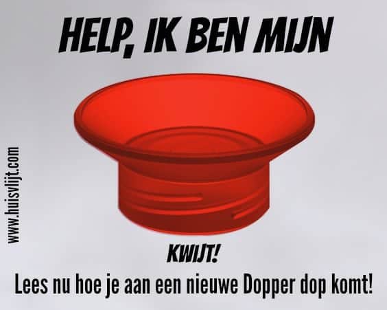 Dopper doppen: dop kwijt? Geen probleem!