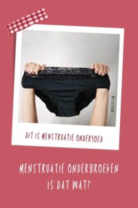 menstruatie onderbroek