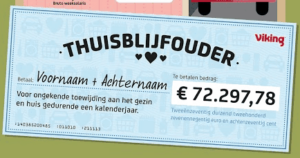 salaris thuisblijfouders