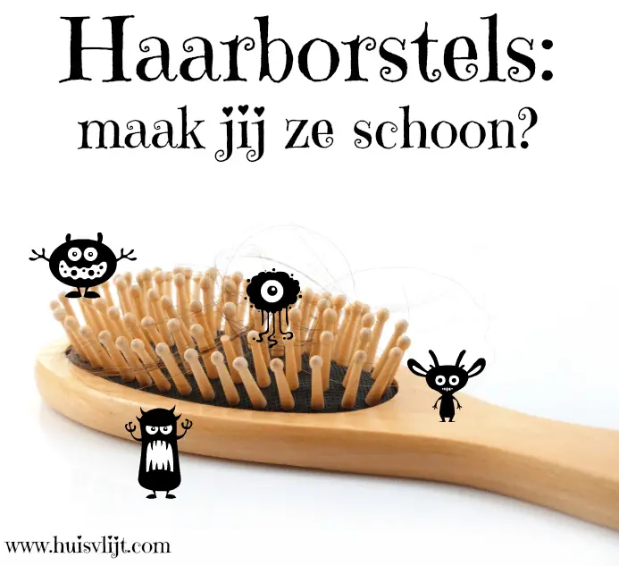 haarborstel schoonmaken